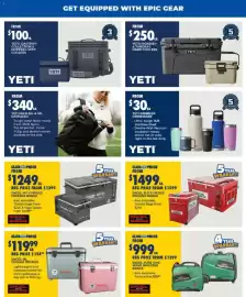 BCF catalogue Page 16: Engel Pure Sine Wave Inverter Generator €999,00, Yeti Roadie & Tundra Hard Coolers €250,00