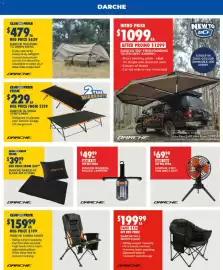 BCF catalogue Page 18: Darche range of sleep solutions €39,99, Darche Buzzkill Mozzie Lantern €49,99