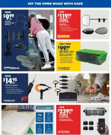 BCF catalogue Page 21: Tred GT Caravan Levelling Pack €99,99, MilencO Aero Range €119,99