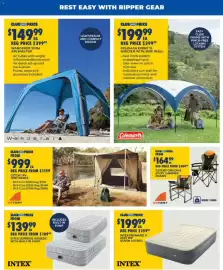 BCF catalogue Page 22: Intex supreme airbeds with built-in pump €139,99, Intex Premaire II Queen Air Bed €199,99