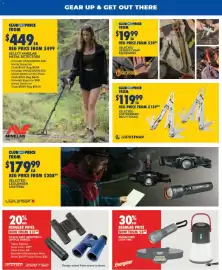 BCF catalogue Page 25: Selected Leatherman Multi-tools €119,99, Energizer Lighting €8,49