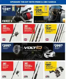 BCF catalogue Page 8: Penn Prevail II Surf Rods €183,99, Penn Recon & Mercenary Rods €87,99
