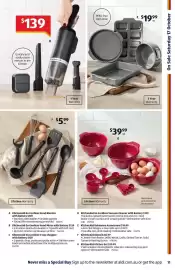 ALDI catalogue | Special Buys Page 11: KitchenAid handheld vacuum €139,00, PFAS-free non-stick €19,99
