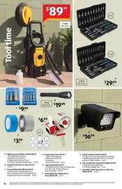 ALDI catalogue | Special Buys Page 14: Flashlight €19,99, Ferrex HSS Step Drill Set €9,99