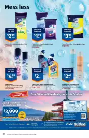 ALDI catalogue | Special Buys Page 20: Power Force Household Wipes €1,99, Power Force Toilet Power Gel €2,00