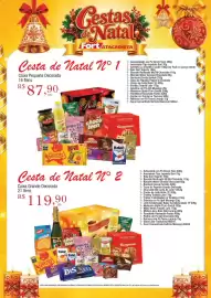 Tabloide Fort Atacadista Página 4: Cesta de Natal N° 1 €87,90, Cesta de Natal N° 2 €119,90