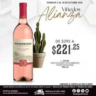 Folleto Bodegas Alianza (válido hasta 18-10)