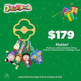 Folleto Bodega Aurrerá Página 4: Mattel Muñecas coleccionables KPop Demon Huntersvarios modelos €179,00