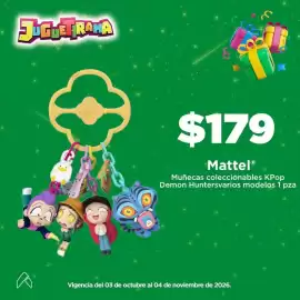 Folleto Bodega Aurrerá Página 4: Mattel Muñecas coleccionables KPop Demon Huntersvarios modelos €179,00