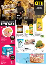 CITTI Markt Prospekt woche 41 Seite 1: Hella Mineralwasser Classic €3,33, Hoppe Rauchfrisches Kasseler Lachsfilet €5,99