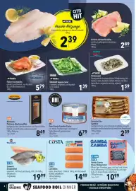 CITTI Markt Prospekt woche 41 Seite 6: Deutsche See Sprotten €2,39, Costa Lachsfilets €14,49
