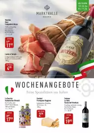 Galeria Markthalle Prospekt Seite 1: Scalabri Parmigiano Reggiano €2,79, La Vucciria italienisches Olivenöl €17,99