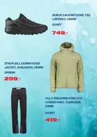 XXL Sport kundeavis uke 41 Side 3: GORE-TEX STAVFJELL DOWN HOOD JACKET, DUNJAKKE, HERRE GRØNN 299,- RUBUS 2 BUGRIP GORE-TEX