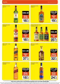 Booker Wholesale brochure Page 18: Johnnie walker black label €21,99, Jameson €99,49