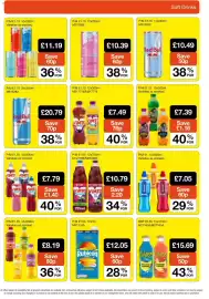 Booker Wholesale brochure Page 3: Red Bull €20,79, Rubicon mango €12,05