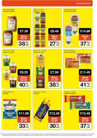 Booker Wholesale brochure Page 7: Jaffa Cakes €12,49, Pot noodles €7,99