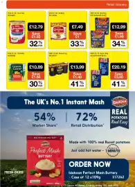 Booker Wholesale brochure Page 9: Green Giant original €10,89, Ben's street food €12,99
