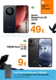 Orange folder Pagina 6: MATRIX OIS HONOR Al B S HONOR Magic8 Lite Ⓡ B AIC + Smart Data 4 GB (10 €/maand) + abonnement vanaf