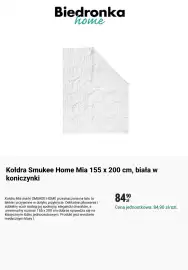 Biedronka gazetka tydzień 41 Strona 10: Kołdra Smukke Home Mia 155 x 200 cm €84,90