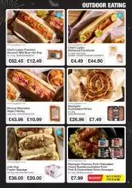 Booker Wholesale brochure Page 5: Jolly Hog frozen sausage €20,00, Blackgate premium pork chipolatas €7,99
