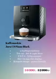 Elon reklamblad vecka 41 Sida 5: Jura C9 Piano Black €10.990,00