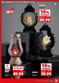 Kaufland gazetka Strona 4: Znicz solarny Pnącze €49,99, Znicz Lilia bez wkładu €59,99