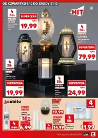 Kaufland gazetka Strona 6: Znicz szklany Róża €19,99, Znicz szklany Eustoma €19,99