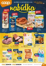 Coop leták | Jednota/Konzum Strana 1: Podravka €29,90, VELKOPOPOVICKÝ KOZEL 12 €21,90