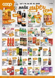 Coop leták | Jednota/Konzum Strana 4: Velkopopovický Kozel 11 €19,90, Propesko granule pro psy €249,90