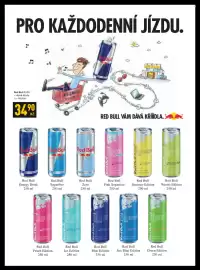 Žabka leták Strana 10: PRO KAŽDODENNÍ JÍZDU. 20 Red Bull 0,25 I - různé druhy 11 = 139,60 Kč 34.90 ed Bull Red Bull ENERGY