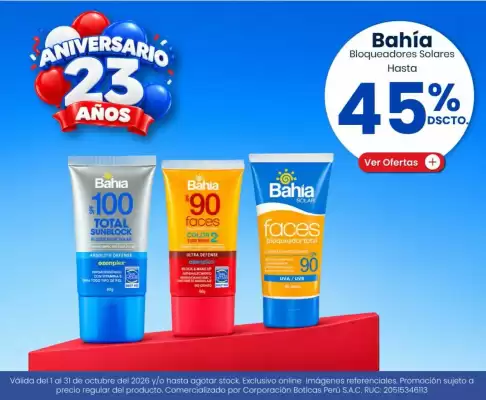 Boticas Perú (válido hasta 31-10)
