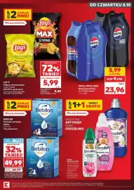Kaufland gazetka tydzień 41 Strona 3: OD CZWARTKU 8.10 ₤2 ZAPŁAĆ MNIEJ Mieszaj dowolnie LAY'S Lay's Spicy Paprika Hevoured