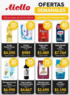 Catálogo Supermercados Aiello (válido hasta 8-10)