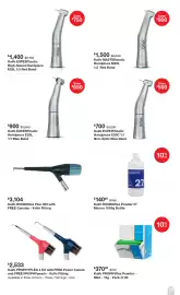 Henry Schein catalogue week 41 Page 13: KaVo EXPERTmatic High-Speed Handpiece E25L 1:5 Red Band €1.400,00