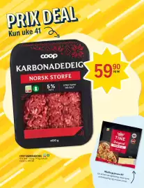 Coop Prix kundeavis uke 41 Side 4: Coop karbonadedeig €59,00