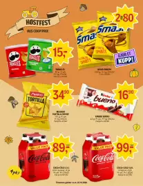 Coop Prix kundeavis uke 41 Side 9: Kinder bueno €16,90, Pringles €15,00
