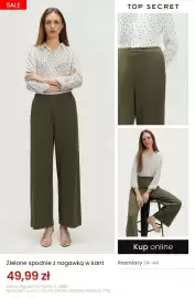 Top Secret gazetka Strona 8: Zielone spodnie z nogawką w kant Top Secret €49,99