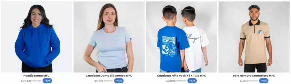 Catálogo Tienda Oficial Millonarios Página 2