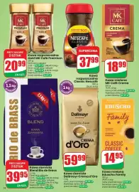 Dino gazetka tydzień 41 Strona 16: Kawa ziarnista Blend Rio de Brass €39,95, Kawa rozpuszczalna Gold MK Café Premium €20,99