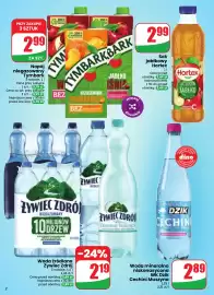 Dino gazetka tydzień 41 Strona 2: Sok jabłkowy Hortex €2,99, Napój niegazowany Tymbark €2,99