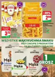 Dino gazetka tydzień 41 Strona 22: Makaron pszenny świderki Kuchnia Smaku €2,99, Makaron 5-jajeczný Czaniecki €3,75