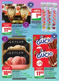 Dino gazetka tydzień 41 Strona 29: Lody Grycan €16,65, Lody na patyku Świderęk Koral €1,49