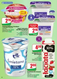 Dino gazetka tydzień 41 Strona 38: Jogurt+ Naturalny bez laktozy €2,19, Śmietanka UHT 30% Łaciata €4,39