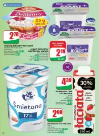 Dino gazetka tydzień 41 Strona 38: Jogurt+ Naturalny bez laktozy €2,19, Śmietanka UHT 30% Łaciata €4,39