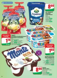 Dino gazetka tydzień 41 Strona 40: Ser Original Apetina €8,99, Jogurt o smaku truskawkowym Danonki w saszetce €1,79