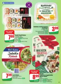 Dino gazetka tydzień 41 Strona 43: Sałatka makaronowa Kotliński €3,99, Sushi Sushi4you €7,99
