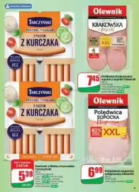 Dino gazetka tydzień 41 Strona 45: Połędwica sopocka wieprzowa Olewnik €6,99, Kiełbasa Krakowska sucha z szynki Olewnik €7,49