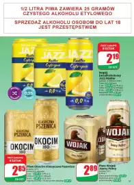 Dino gazetka tydzień 41 Strona 51: Piwo Okocim Klasyczna Pszenica €2,85, Napój bezalkoholowy Jazz Radler €2,19