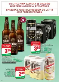 Dino gazetka tydzień 41 Strona 52: Piwo Warka Strong €3,69, Piwo Dębowe Mocne €3,95