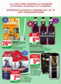 Dino gazetka tydzień 41 Strona 53: Piwo Harnas €2,65, Zestaw piw Miłosław + szklanka €26,95